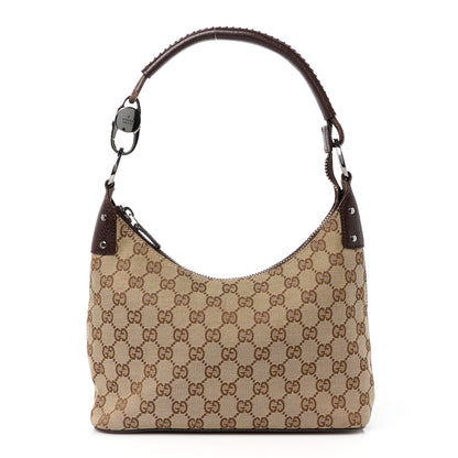 Gucci Monogram Classic Ring Hobo Brown 1 of 14