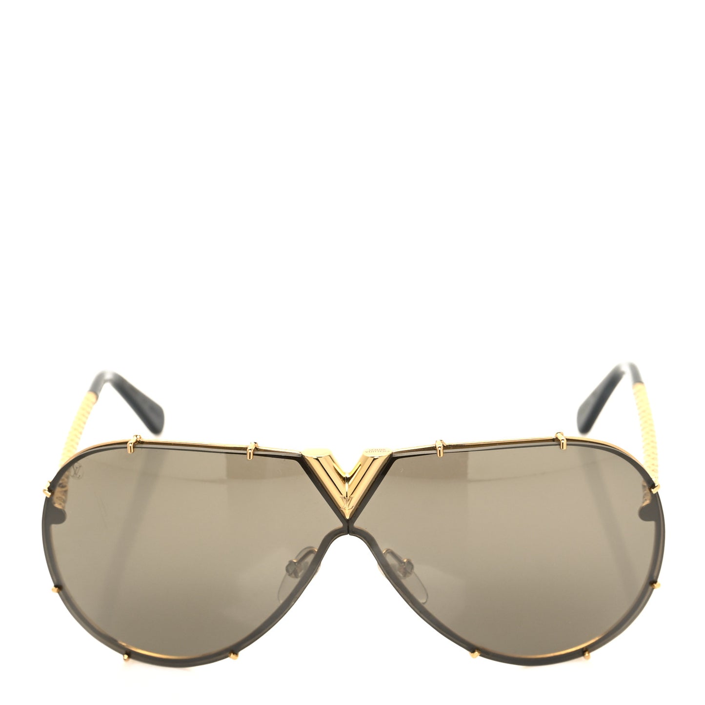 Metal LV Drive Sunglasses Z0897W Black Gold