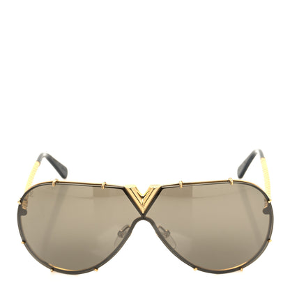 Louis Vuitton Metal LV Drive Sunglasses Z0897W Black Gold 2 of 6