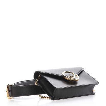 Fendi Vitello Liberty Lucido F is Fendi Envelope Belt Bag Black 5 of 11