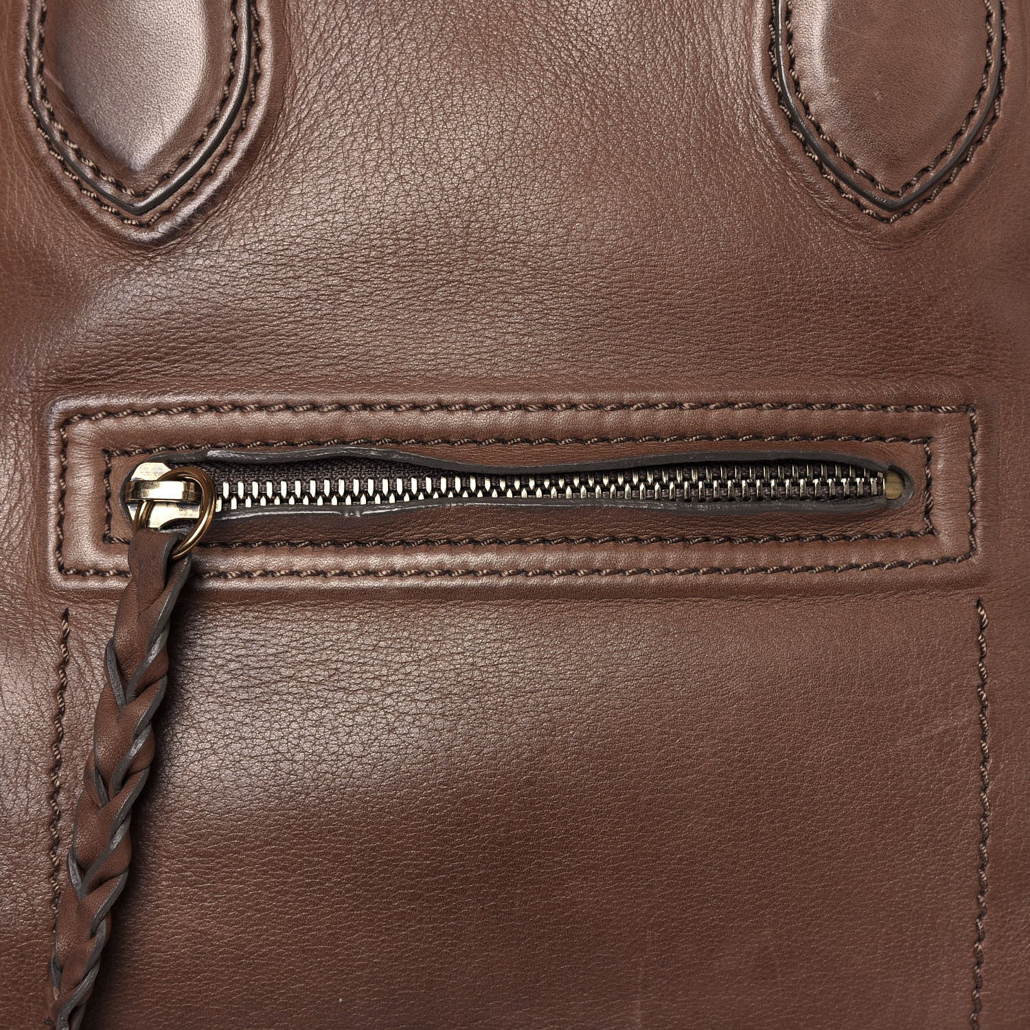 Celine Supple Calfskin Medium Phantom Luggage Taupe 12 of 20