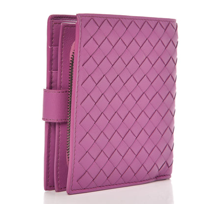 Bottega Veneta Nappa Intrecciato French Flap Wallet Peony 3 of 8