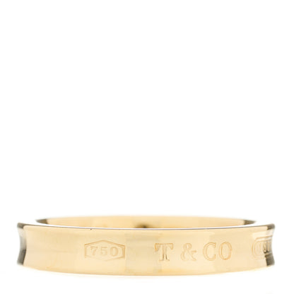 Tiffany 18K Yellow Gold Narrow 1837 Ring 58 8.5 3 of 7