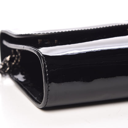 Christian Louboutin Patent Riviera Clutch Black 8 of 9