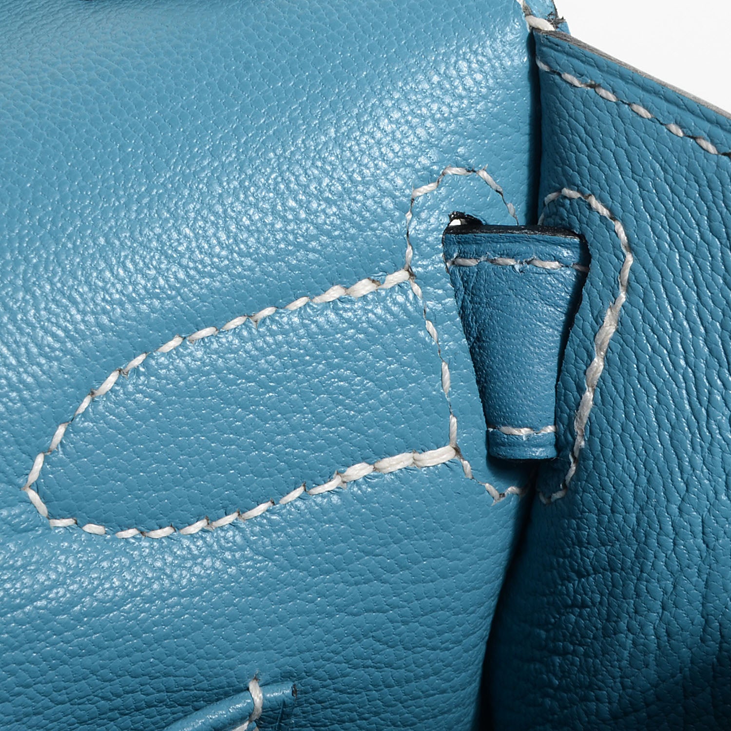 Hermes Taurillon Clemence Jypsiere 28 Blue Jean 16 of 20