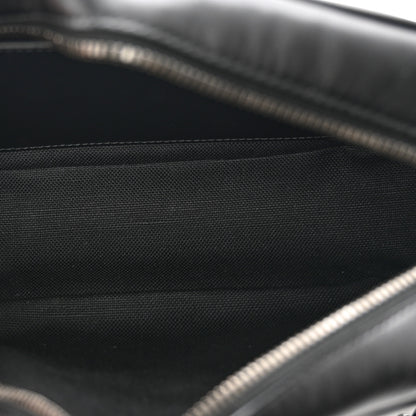 Gucci Calfskin Matelasse Monochrome Small GG Marmont Chain Shoulder Bag Black 6 of 10