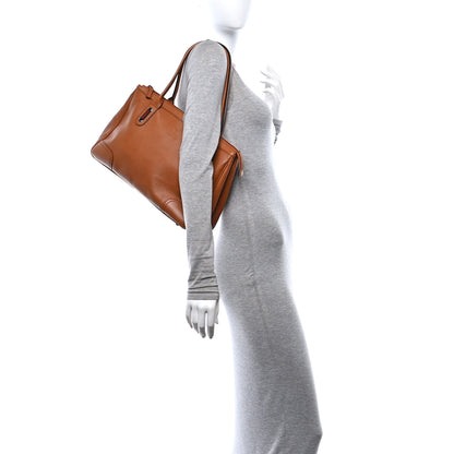 Gucci Calfskin Medium Princy Tote Cognac 2 of 10