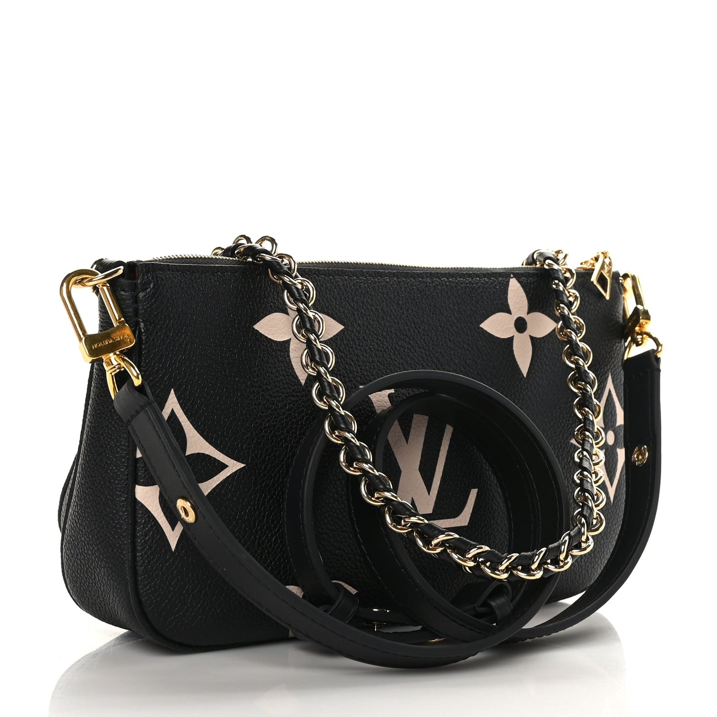 Empreinte Monogram Giant Multi Pochette Accessories Black Beige
