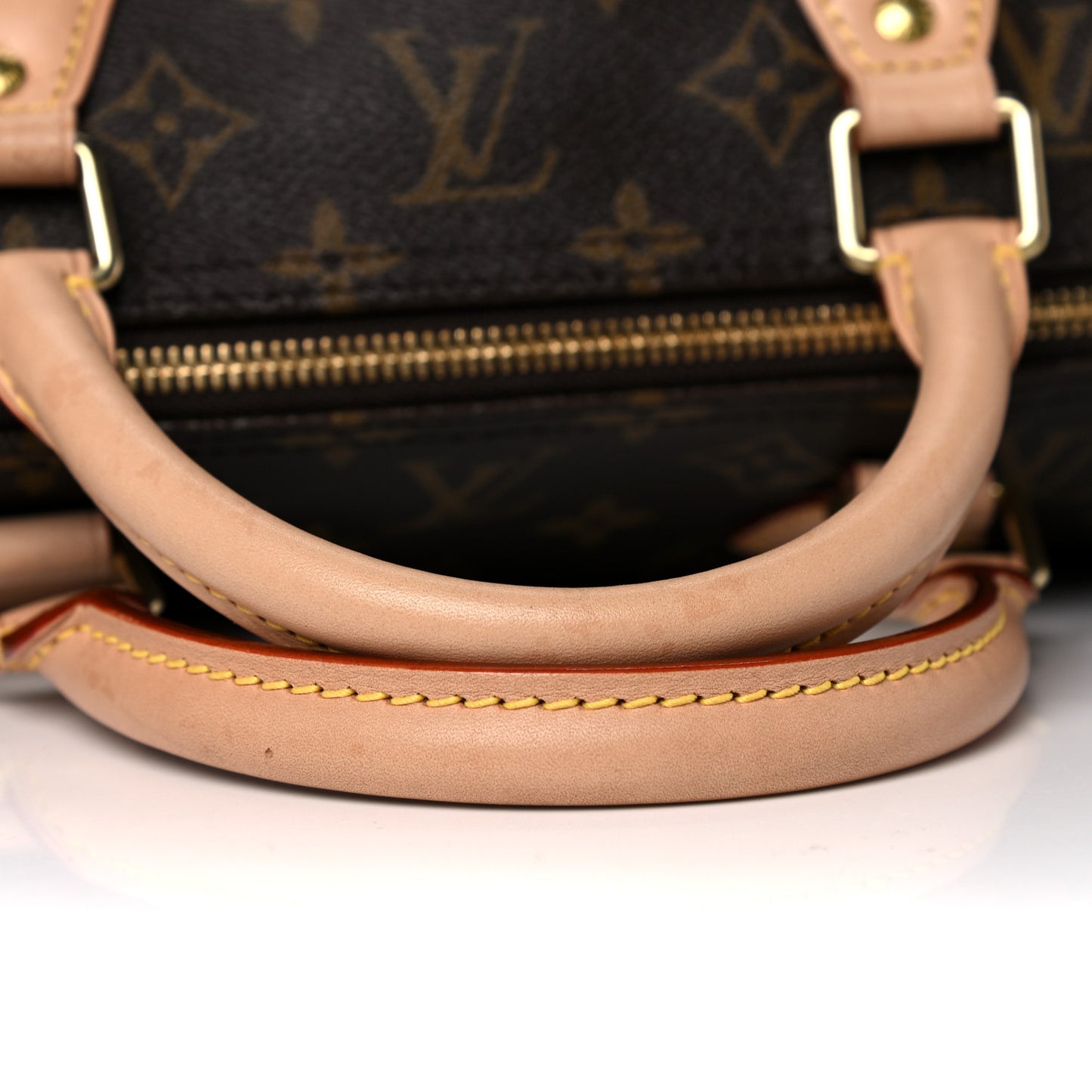 Monogram My LV Heritage Speedy Bandouliere 40 White Blue Clair