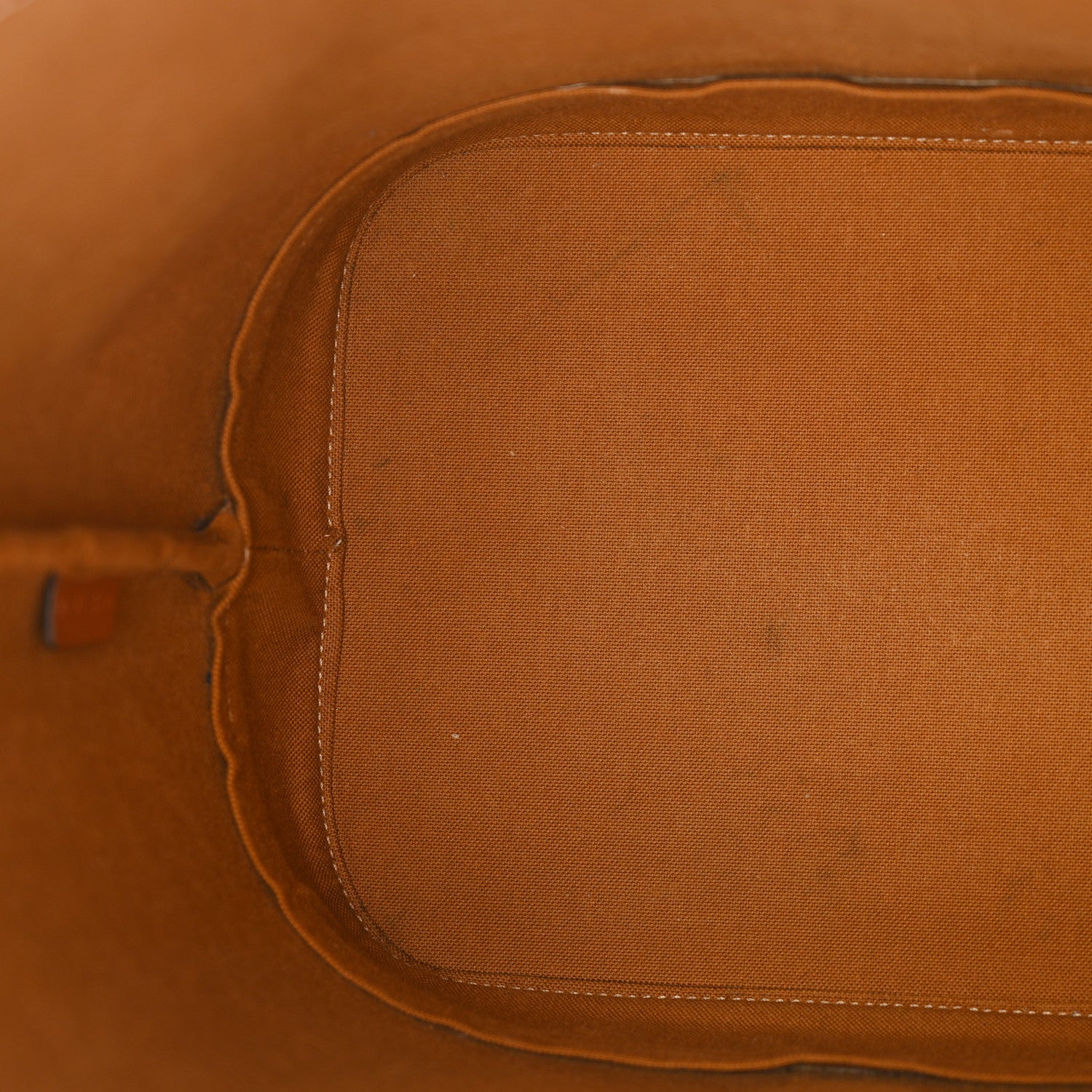 Celine Triomphe Canvas Calfskin Medium Bucket Bag Tan 10 of 15