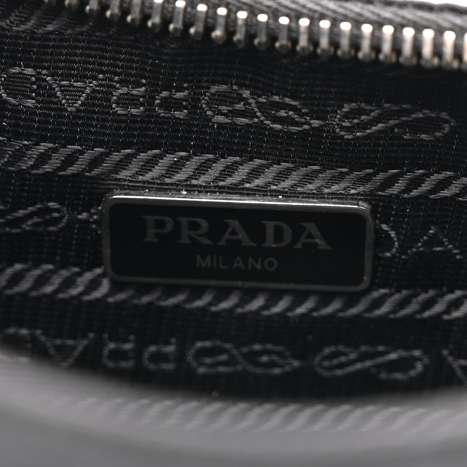 Prada Nylon Re-Edition 2005 Shoulder Bag Black 6 of 11