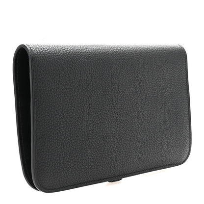 Hermes Togo Dogon Duo Wallet Black 4 of 9