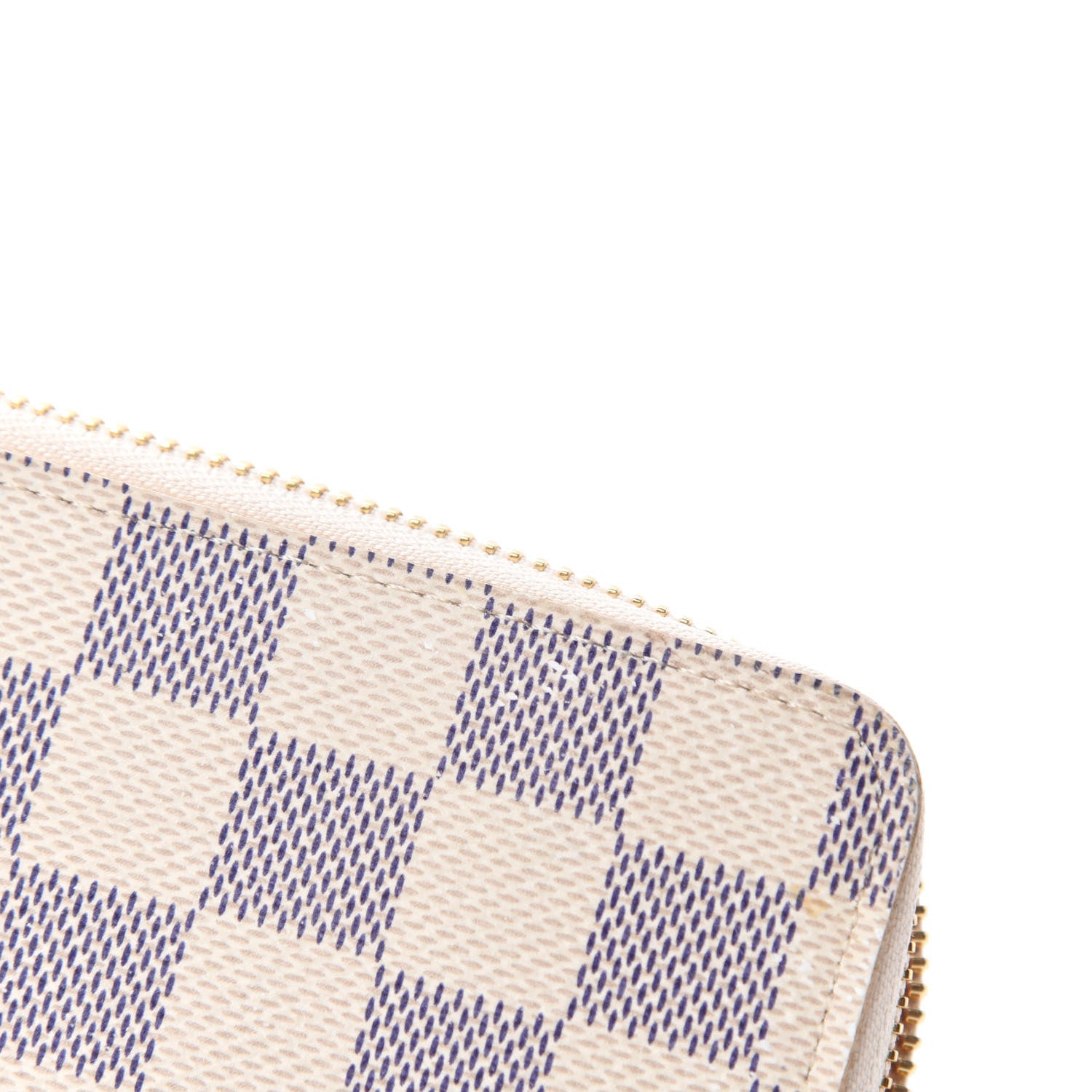 Louis Vuitton Damier Azur Clemence Wallet Rose Ballerine 7 of 10