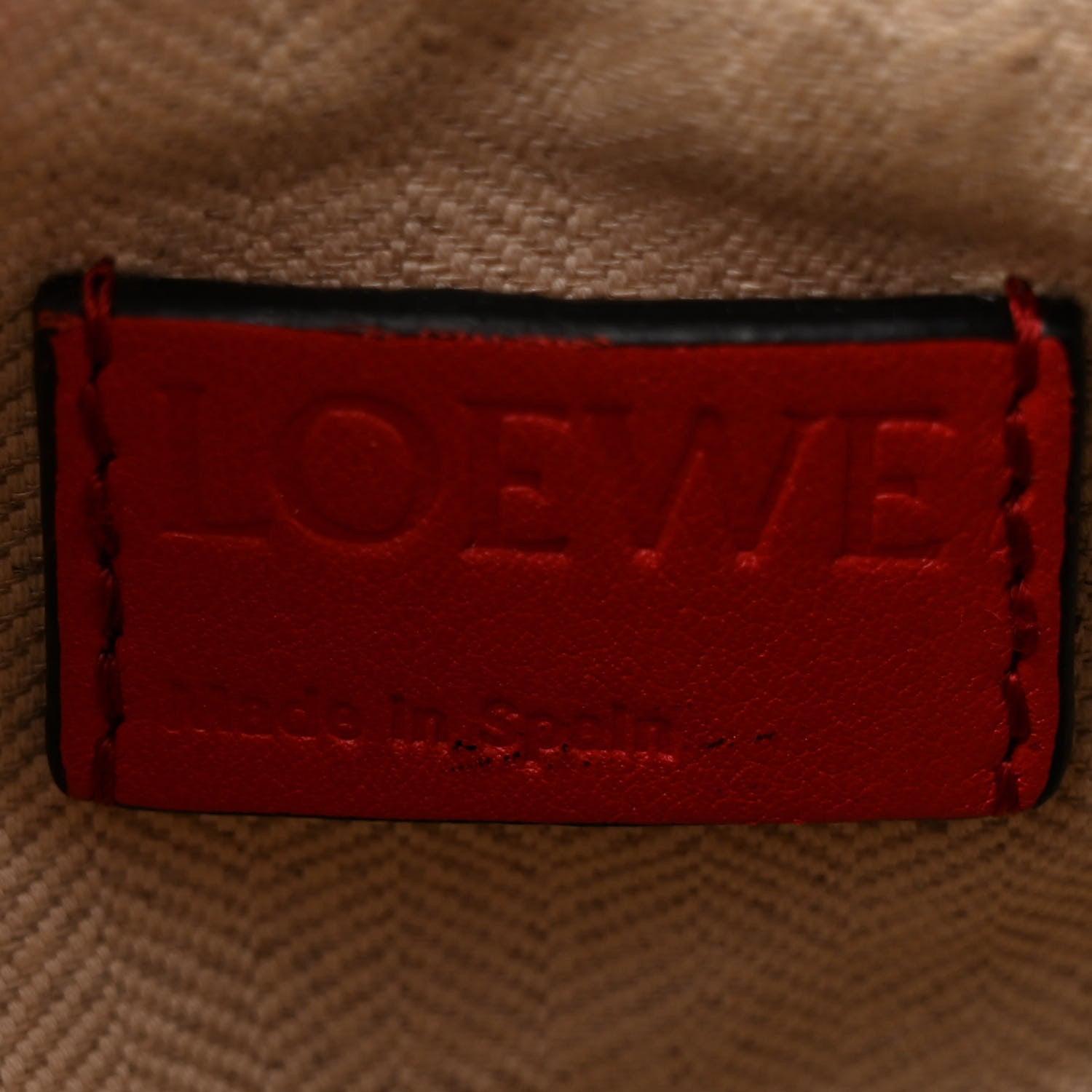 Loewe Calfskin Small Puzzle Bag Scarlet 6 of 14