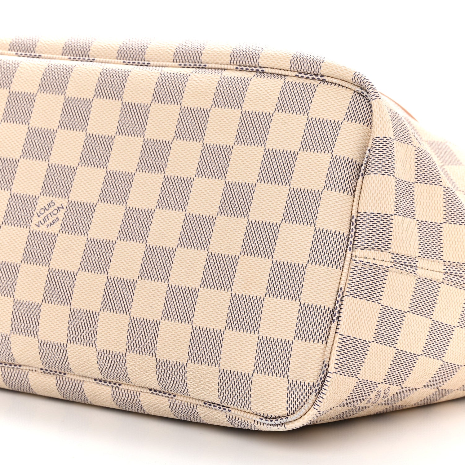 Louis Vuitton Damier Azur Neo Neverfull MM Rose Ballerine 10 of 10