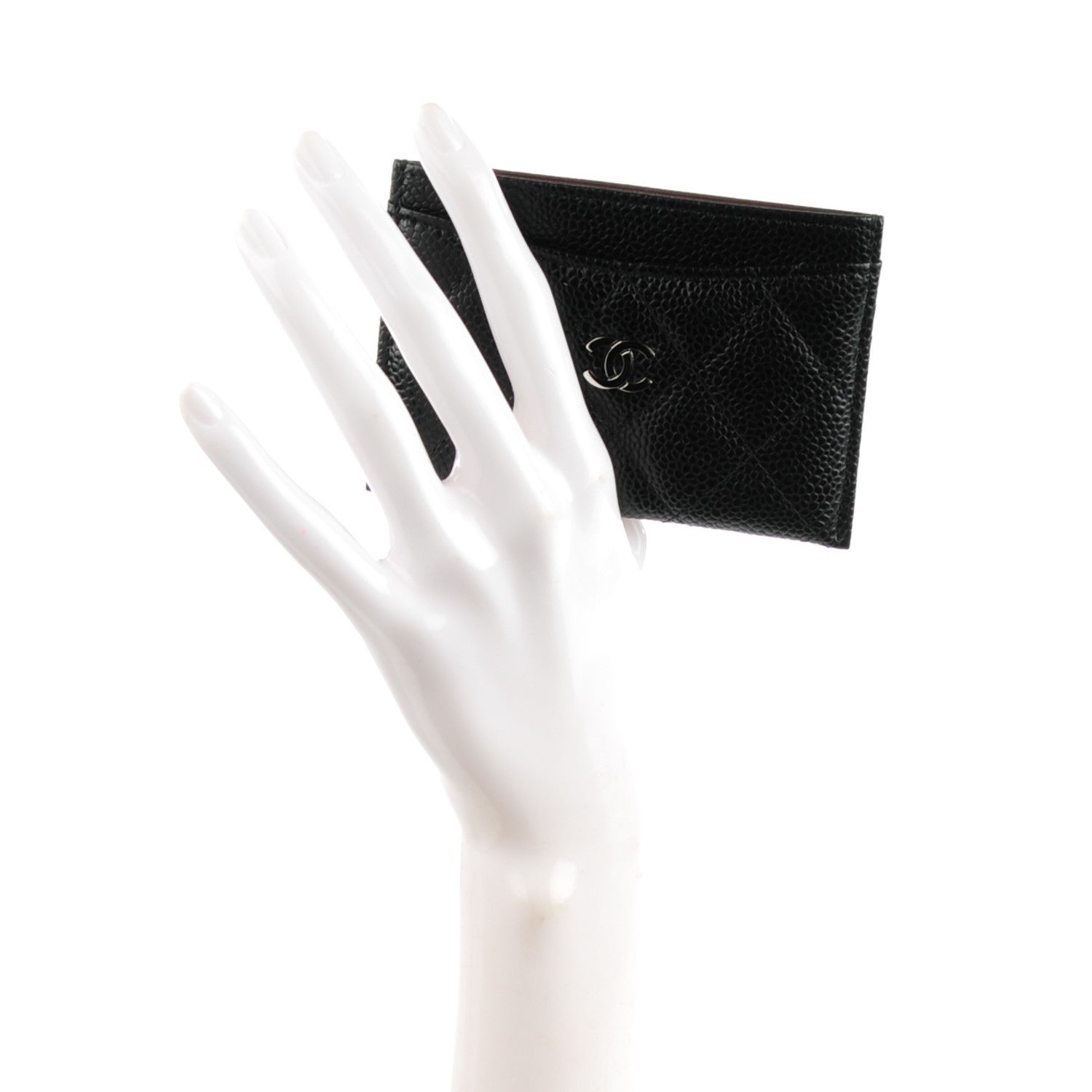 Chanel Caviar Quilted Card Holder Black 2 of 8