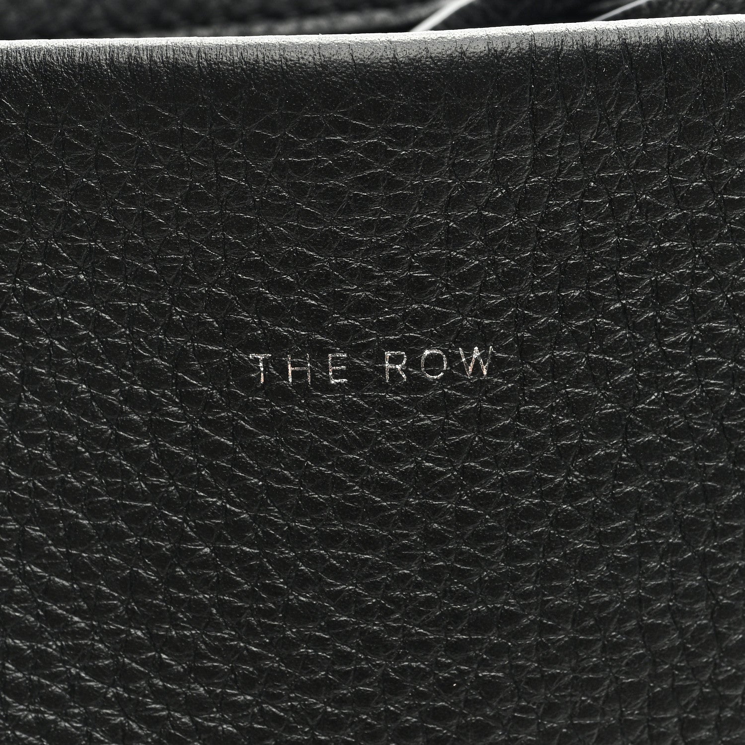 The Row Grained Calfskin Medium N/S Park Tote Black 6 of 8