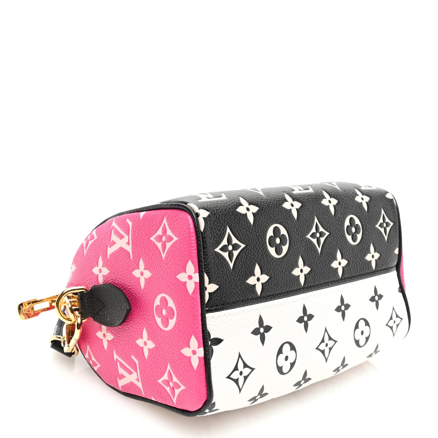 Empreinte Monogram Spring in the City Speedy Bandouliere 20 Black White Pink