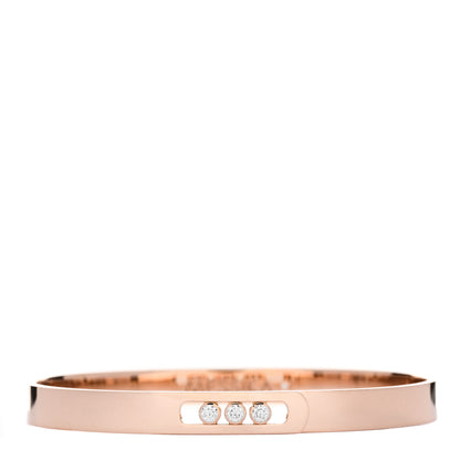 Messika 18K Rose Gold Diamond Move Noa Bangle Bracelet 1 of 5
