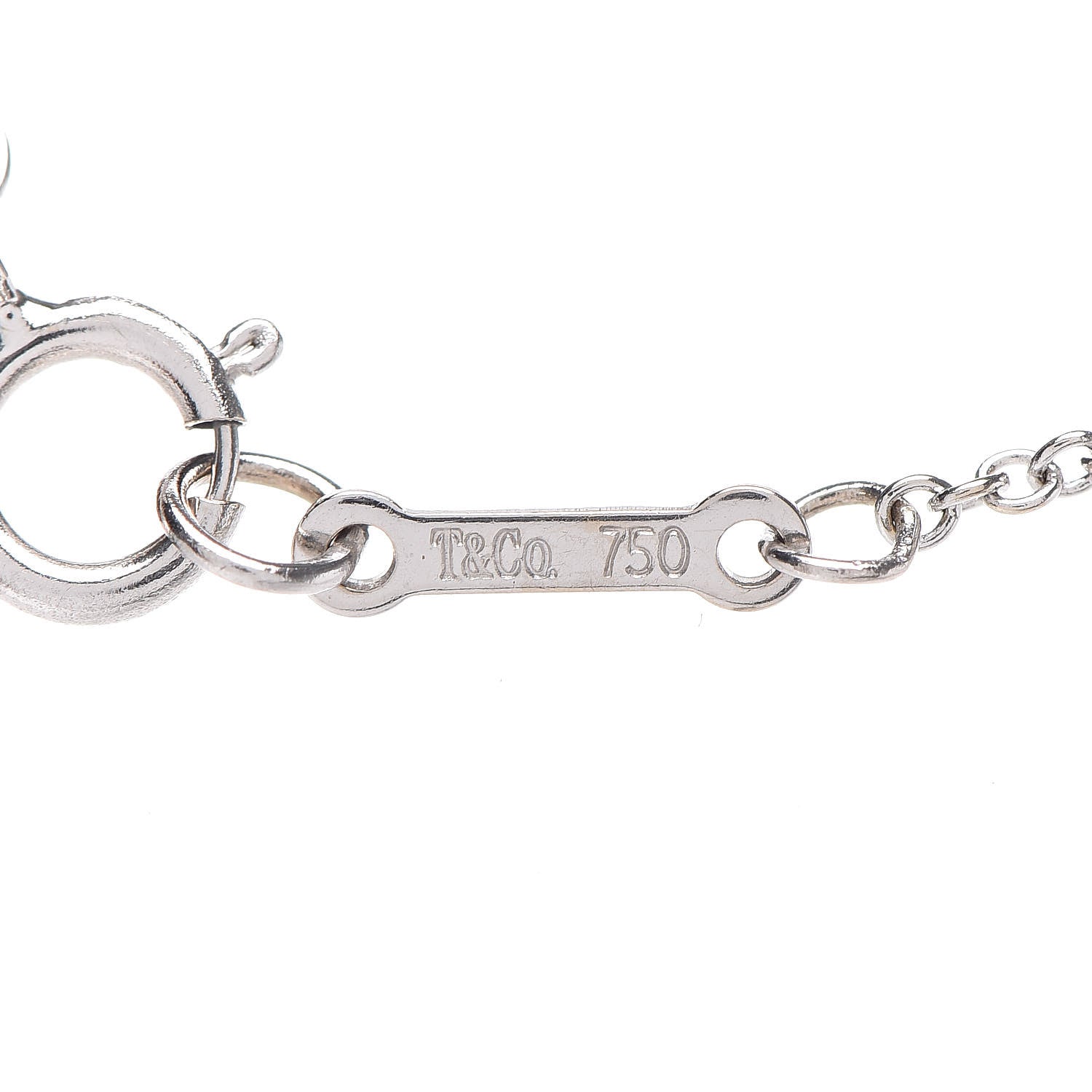 Tiffany 18K White Gold Diamond Paloma Picasso Graffiti X Pendant Necklace 7 of 7