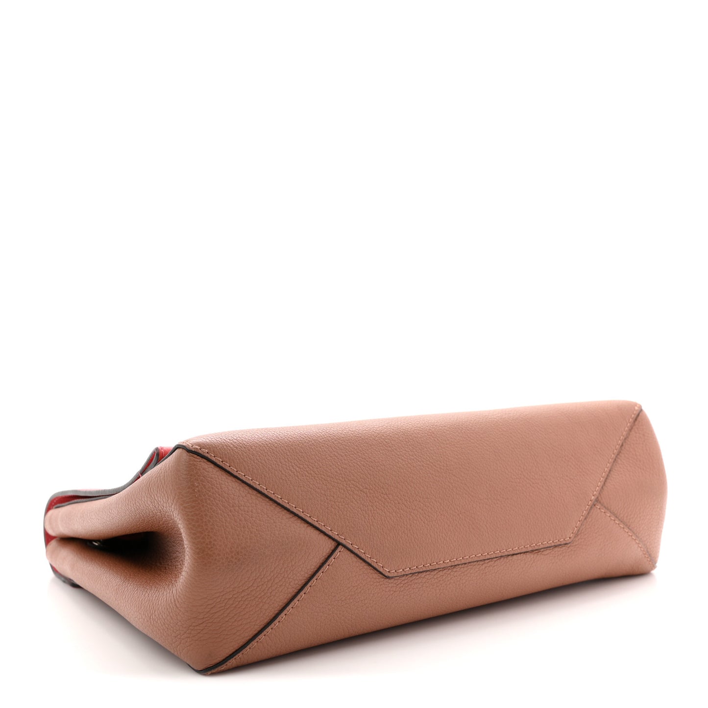 Soft Calfskin Lockme II Top Handle  Rose Bruyere