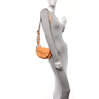 Loewe Calfskin Jacquard Mini Gate Dual Bag Mandarin 2 of 9