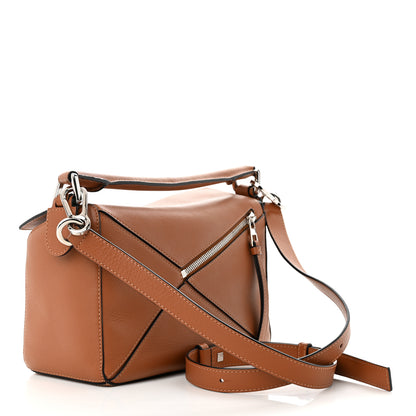 Loewe Calfskin Small Puzzle Bag Tan 3 of 9