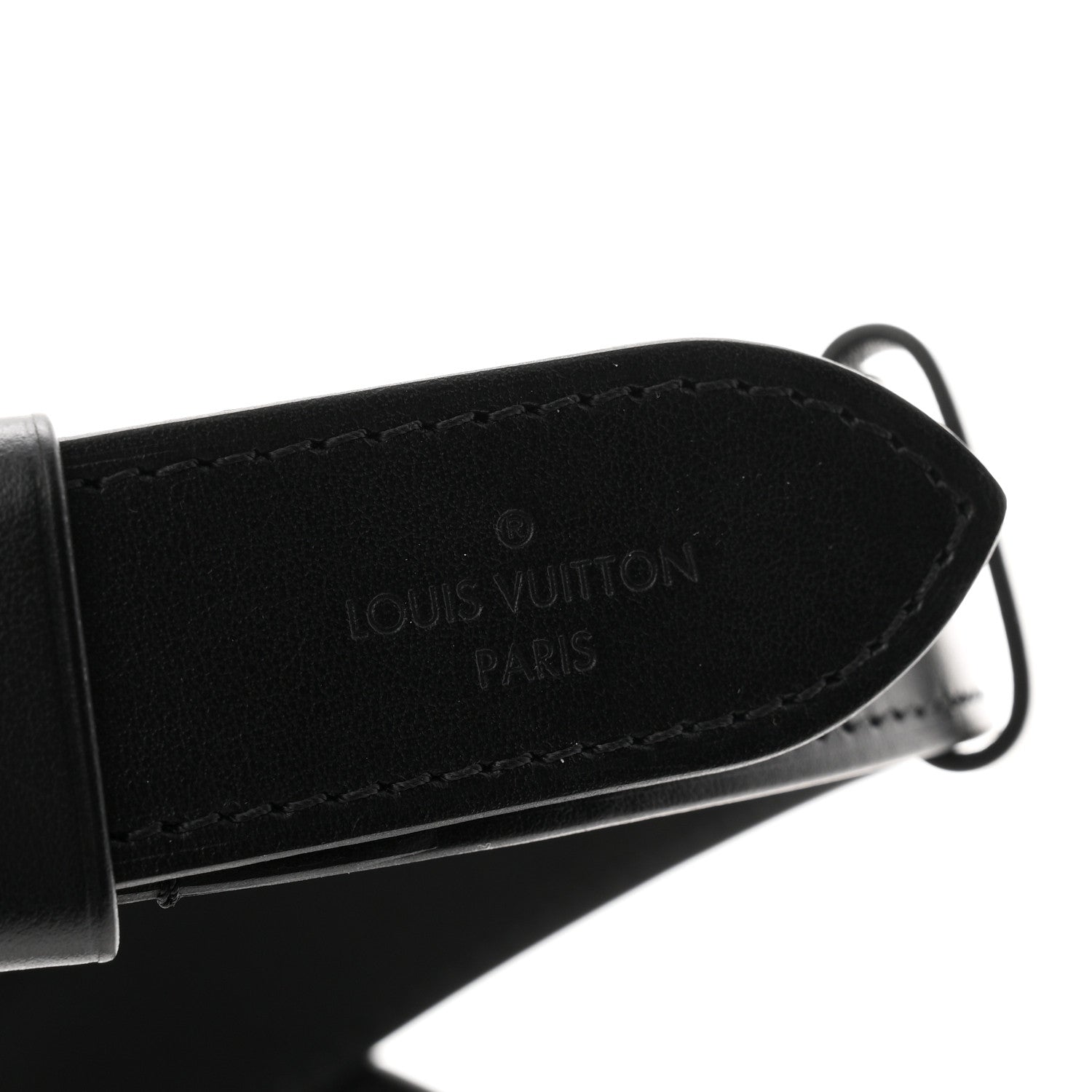 Louis Vuitton Calfskin Odeon PM Adjustable Shoulder Strap Black 3 of 3
