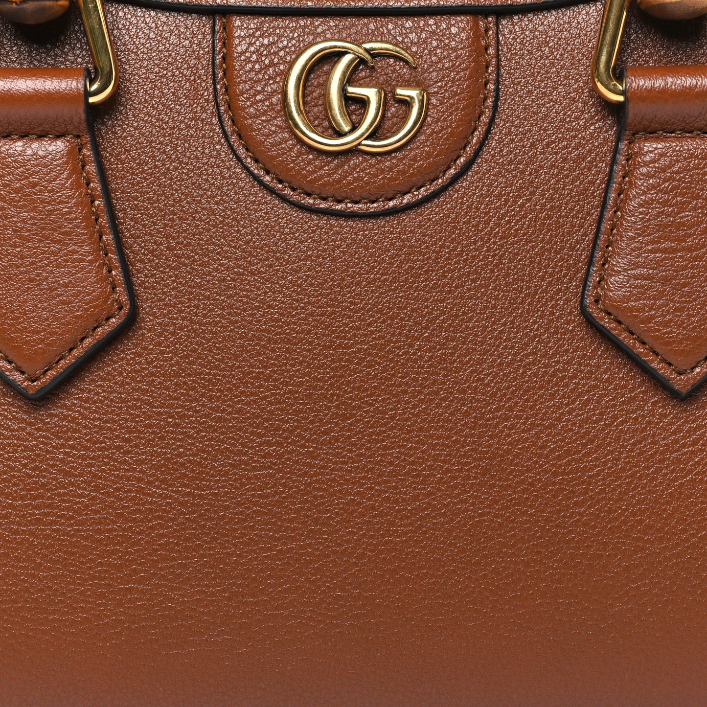 Wonka Grain Calfskin Mini Diana Tote Bag Cuir Yellow Fluo