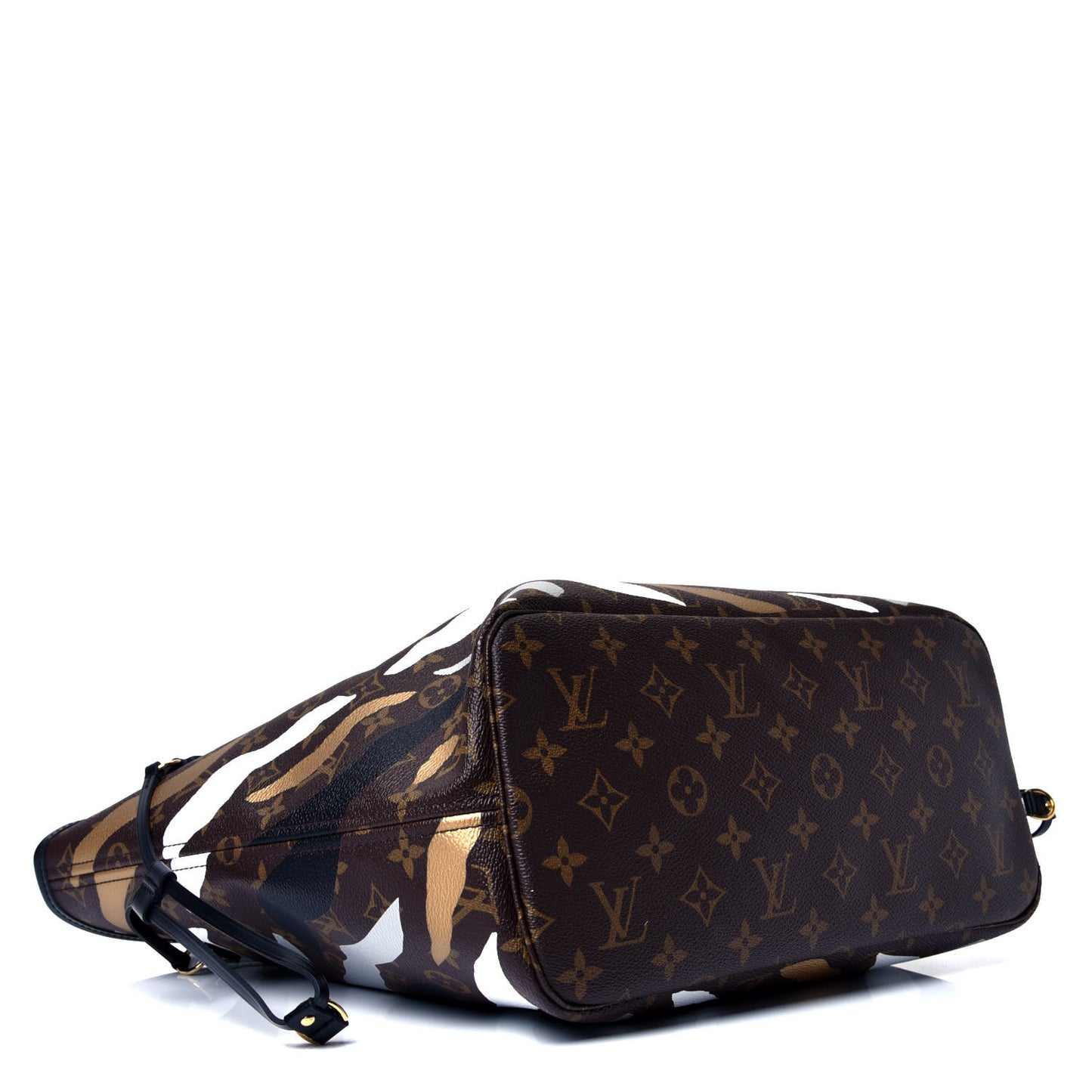 X LOL Monogram Neverfull MM Gold Silver