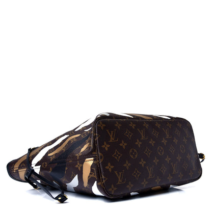 Louis Vuitton X LOL Monogram Neverfull MM Gold Silver 3 of 4