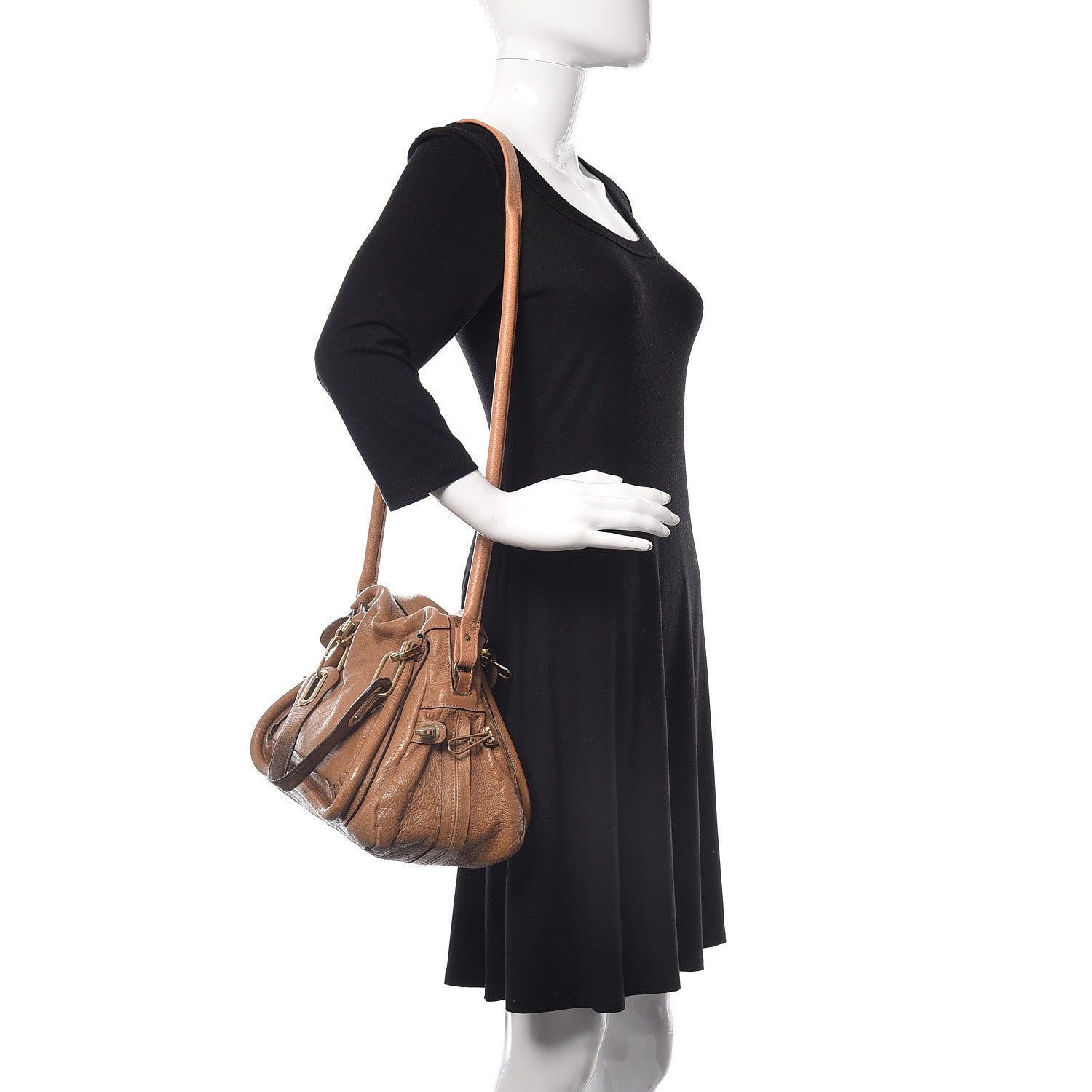 Chloe Calfskin Medium Paraty Tan 2 of 32