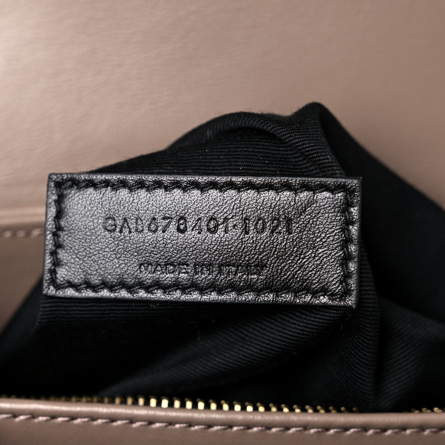 Calfskin Y Quilted Monogram Toy Loulou Crossbody Bag Taupe