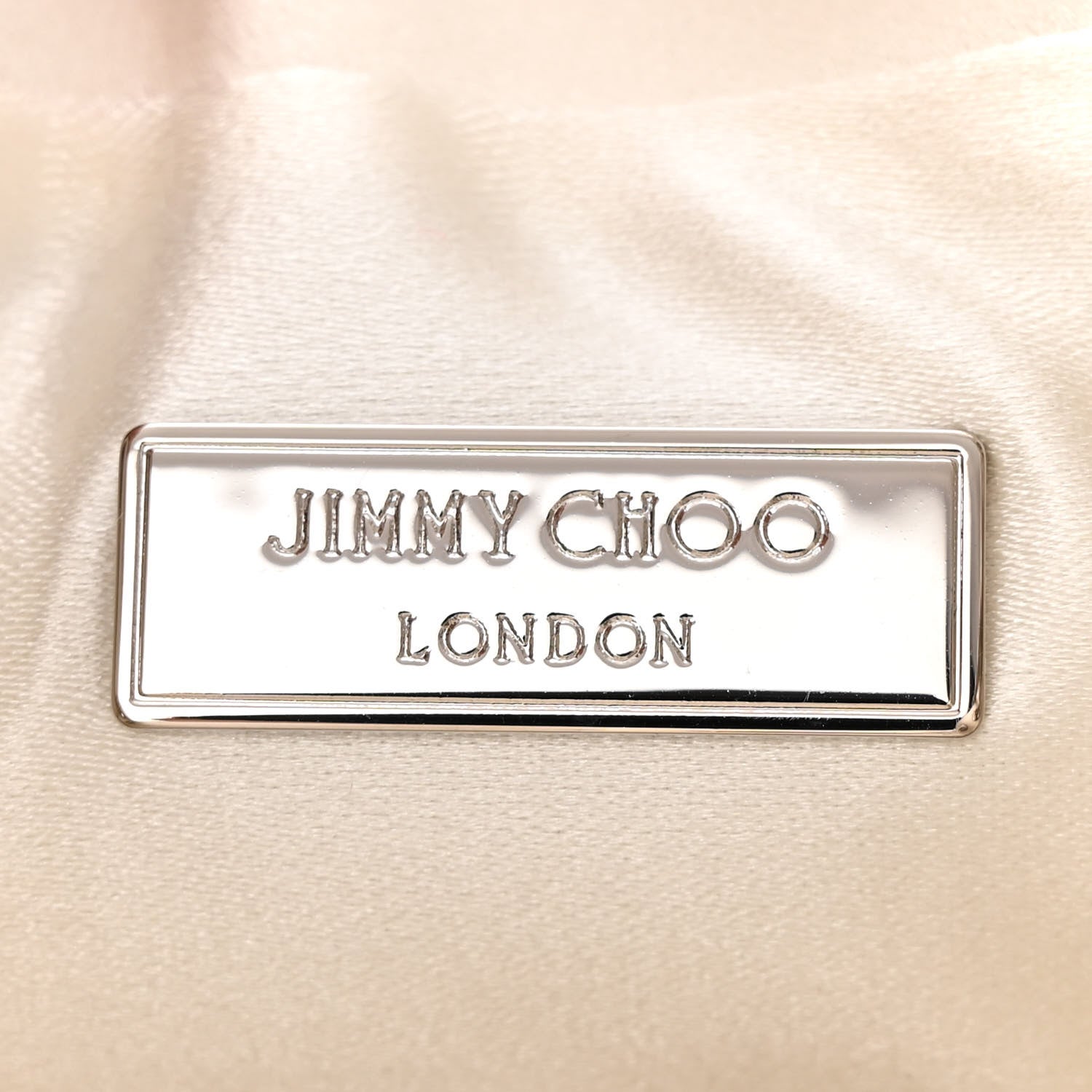 Jimmy Choo Satin Crystal Embellished Top Handle Bon Bon Bag Ivory 6 of 11