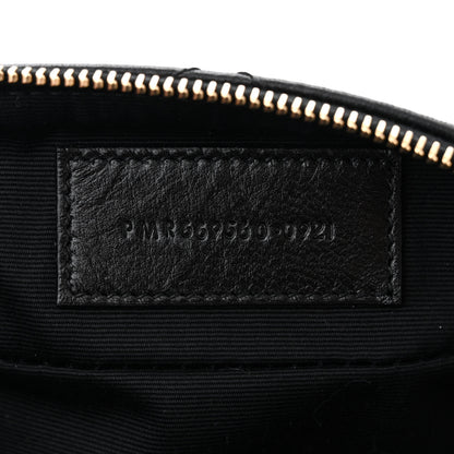 Saint Laurent Grain De Poudre Quilted Vanity Bag Top Handle Black 7 of 11