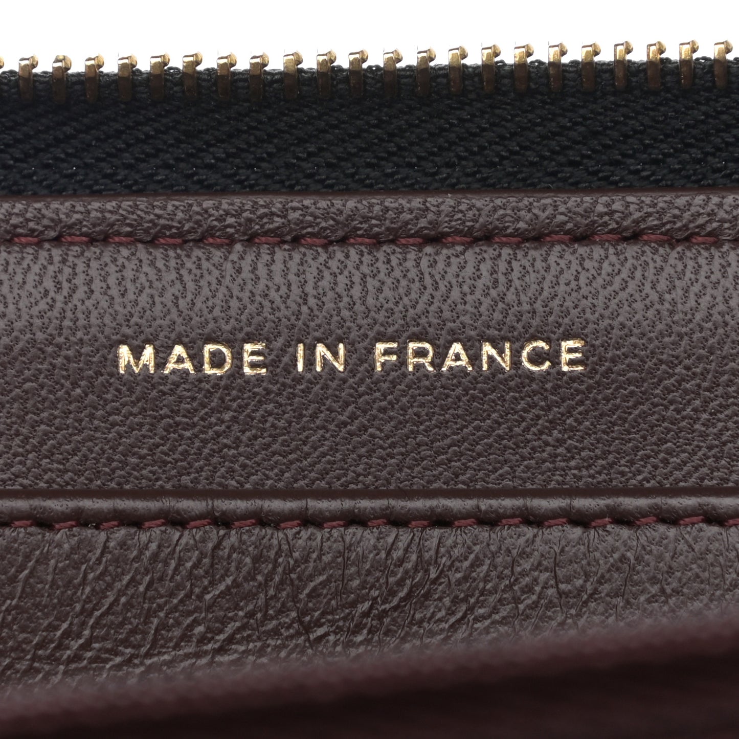 Lambskin Quilted Large Gusset Zip Around Wallet Black