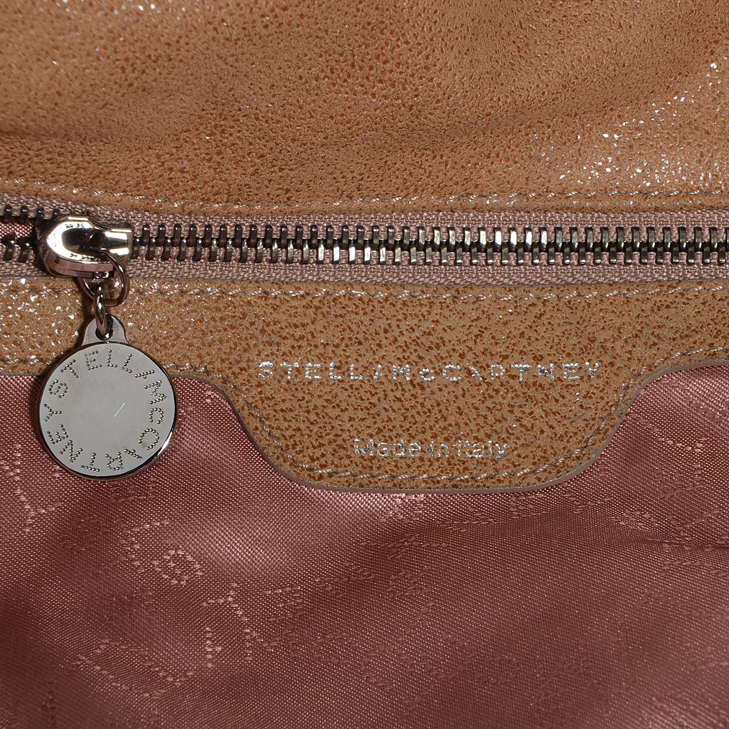 Stella McCartney Faux Leather Shaggy Deer Small Falabella Camel 6 of 8