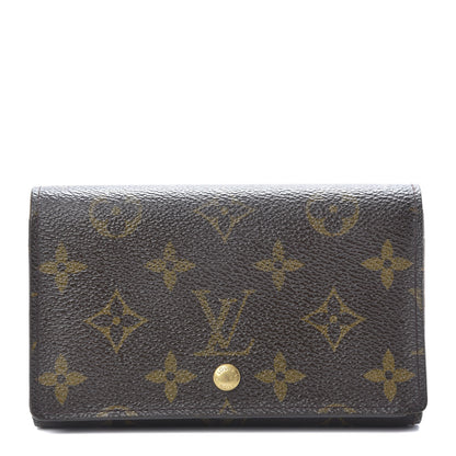 Louis Vuitton Monogram Porte-Monnaie Billets Tresor Wallet 1 of 14