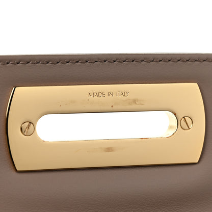 Salvatore Ferragamo Brushed Off Calfskin Small Iconic Top Handle Bag Grey 12 of 17