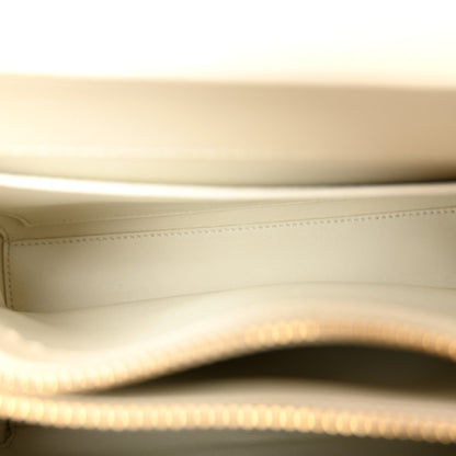 Celine Grained Calfskin Small 16 Top Handle Bag White 5 of 14