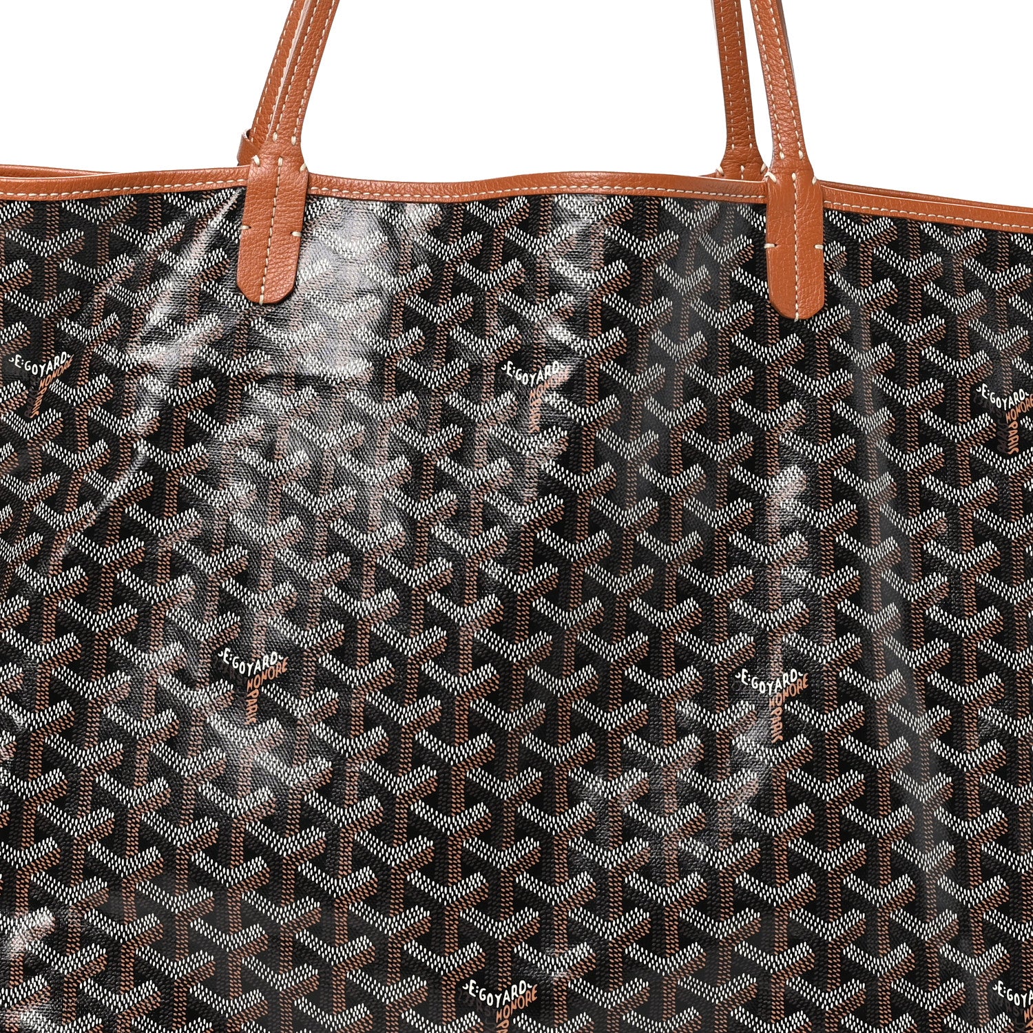 Goyard Goyardine Saint Louis GM Black Gold 7 of 9