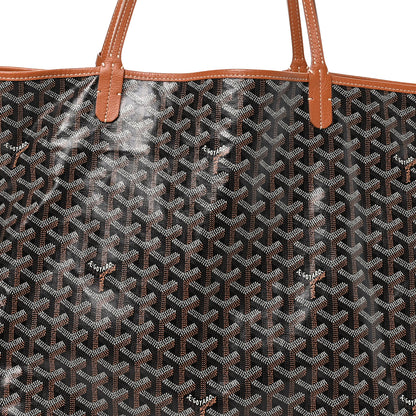 Goyard Goyardine Saint Louis GM Black Gold 7 of 9