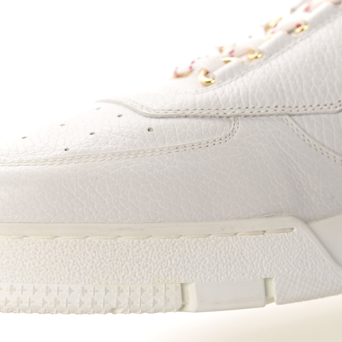 Calfskin Mens LV Trainer Sneaker 9.5 White