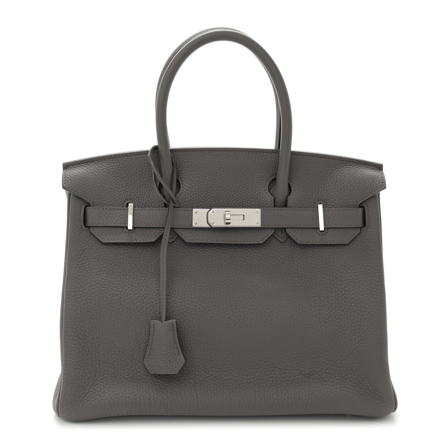 Hermes Togo BIRKIN 30 Etain 1 of 10