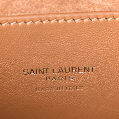 Saint Laurent Soft Ultracalfskin Monogram Small Solferino Shoulder Bag New Hazelnut 6 of 10