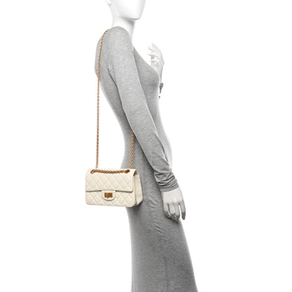 Chanel Aged Calfskin Quilted 2.55 Reissue Mini Flap White 2 of 11