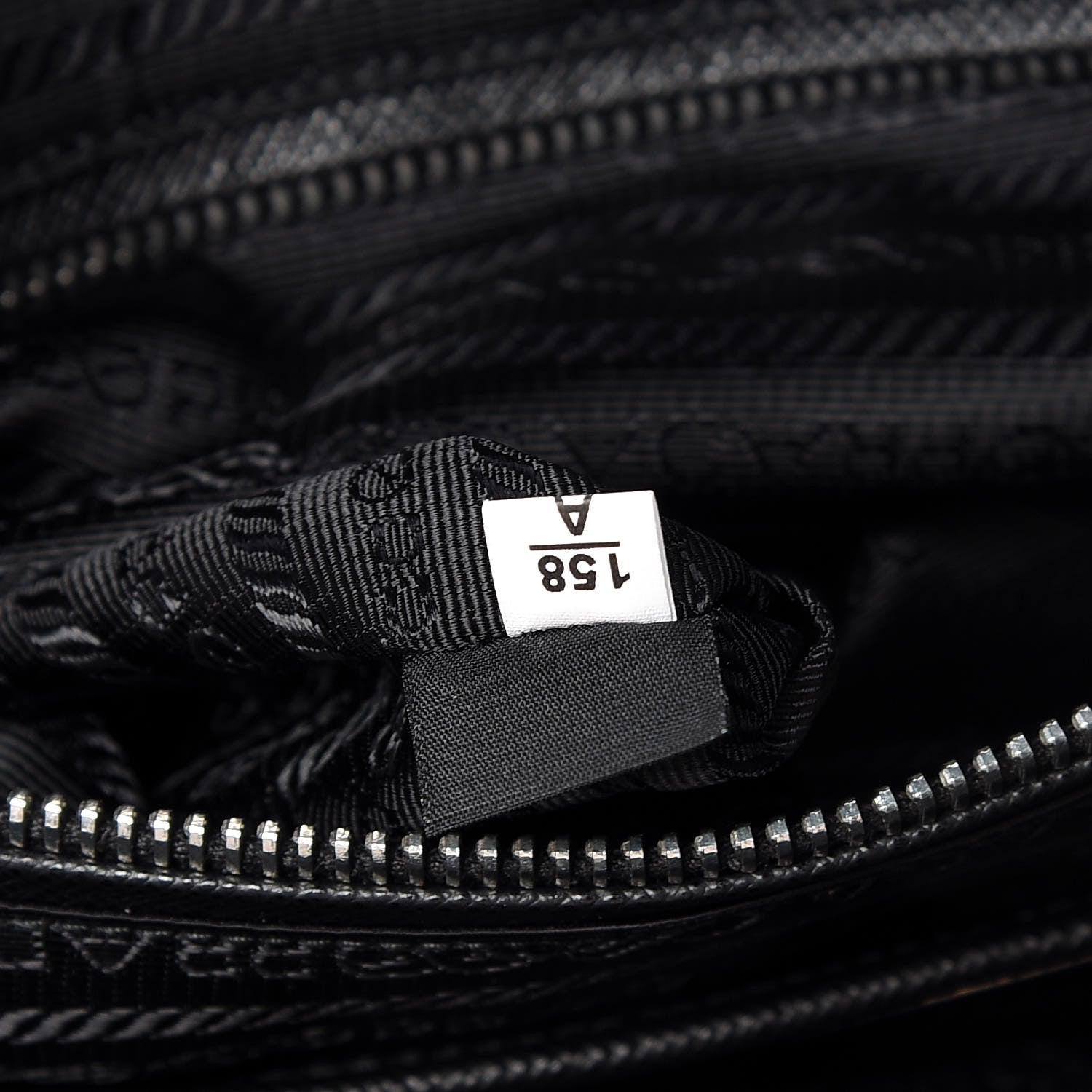 Prada Nylon Tessuto Impuntu Quilted Shoulder Bag Black 8 of 12
