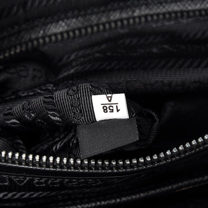 Prada Nylon Tessuto Impuntu Quilted Shoulder Bag Black 8 of 12