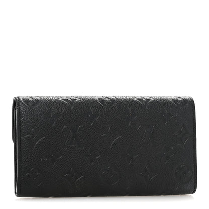 Louis Vuitton Empreinte Sarah Wallet NM Black 3 of 11