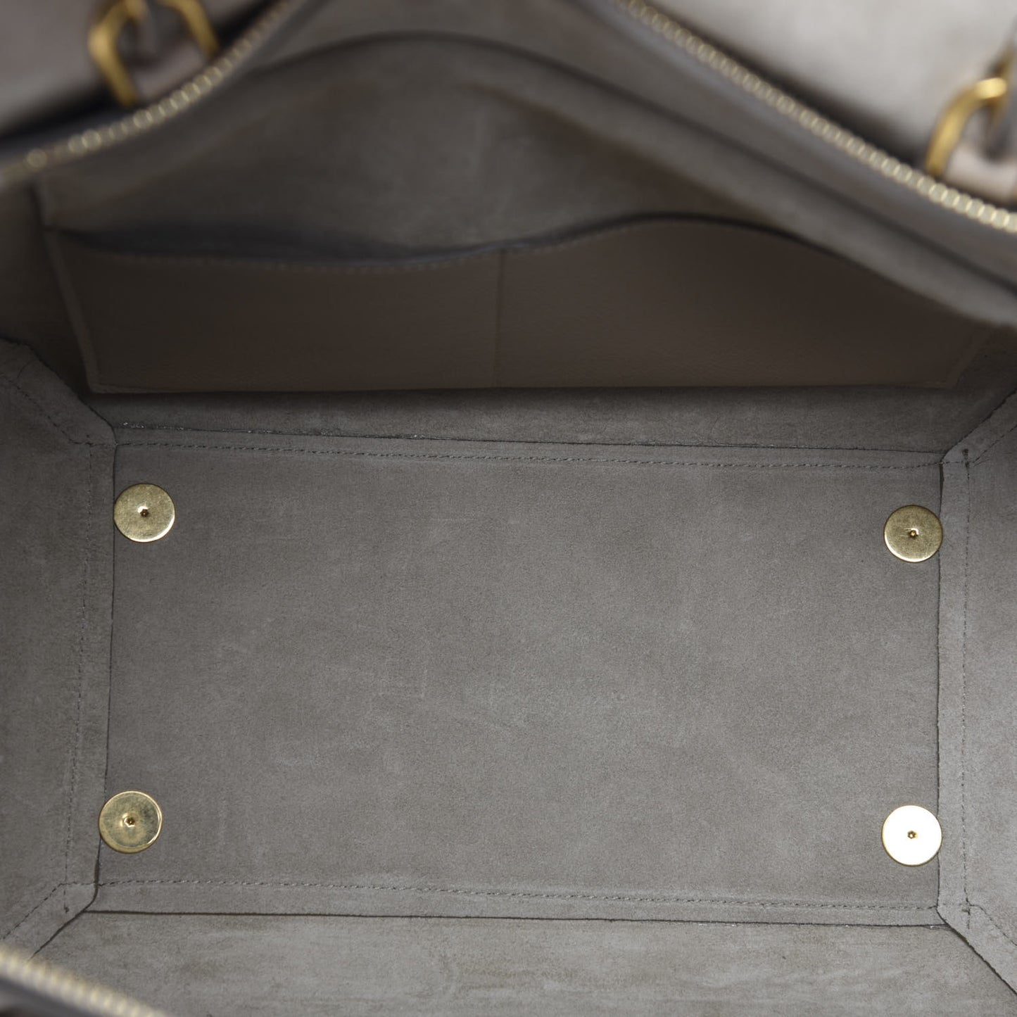 Grained Calfskin Mini Belt Bag Light Taupe
